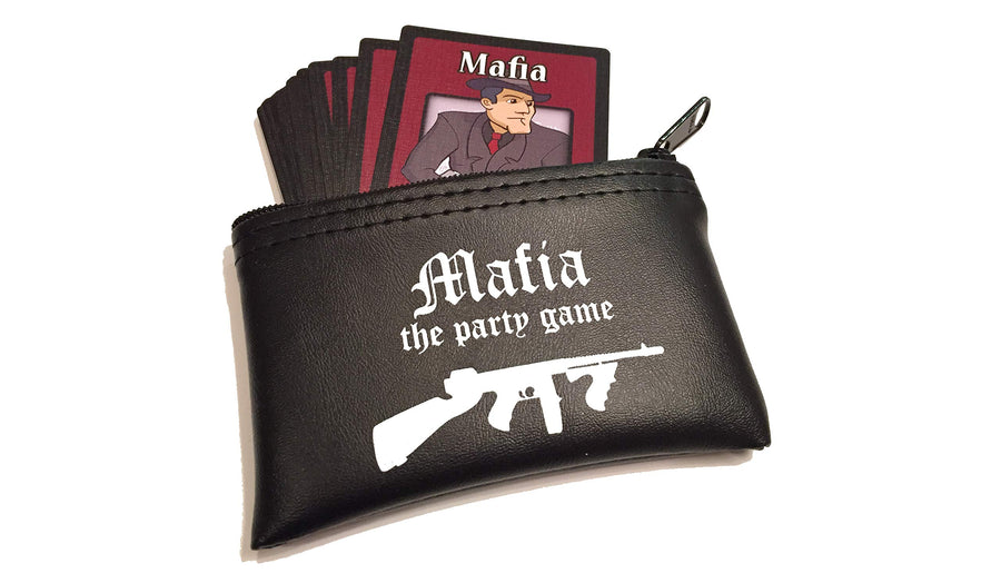 Mafia The Party Game – Game of Lying, Bluffing, Deceit –38 Role Cards, Card Game for Adults and Teens – Interactive Board Game for Friends, Family, Stocking Stuffer