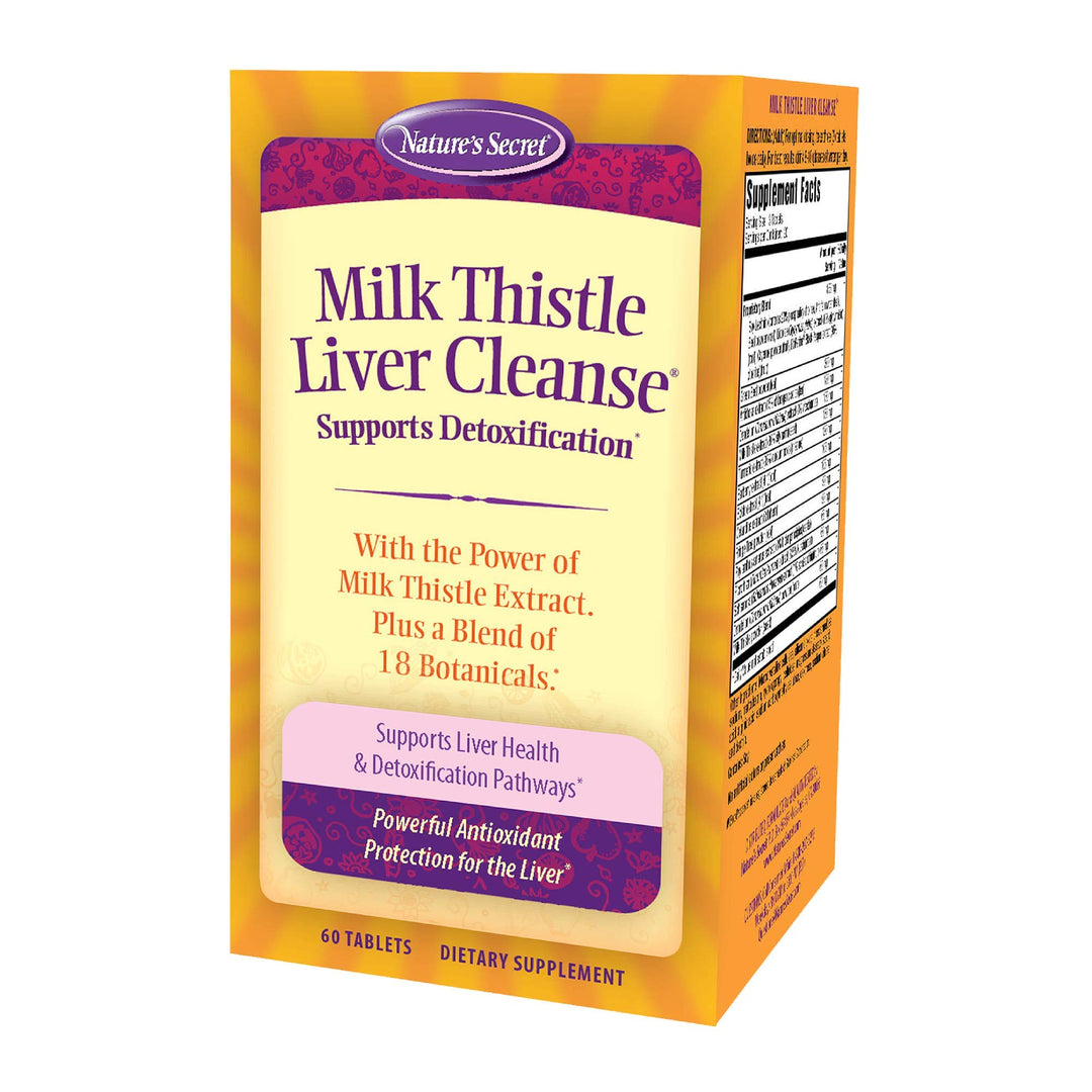 Nature&#39;s Secret Milk Thistle Liver Cleanse Tabs, 60 ct