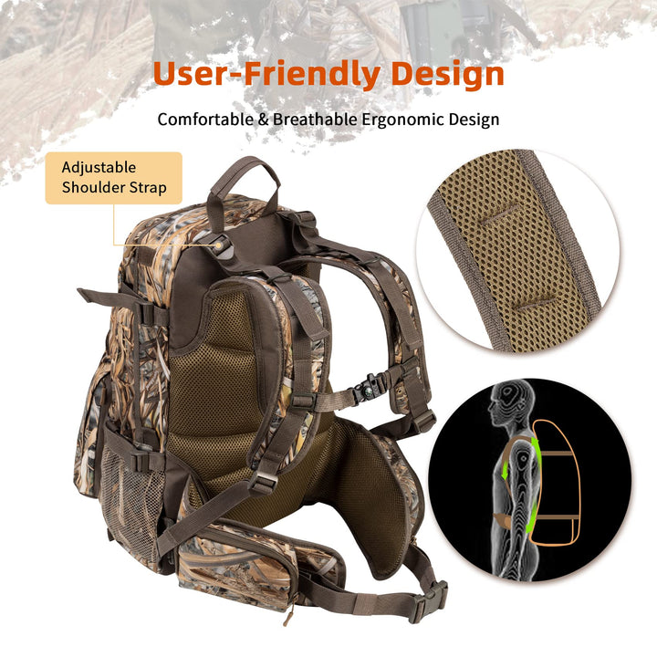 Hunting Backpack Outdoor Gear Hunting Daypack for Rifle Bow Gun Hunting Gifts for Men