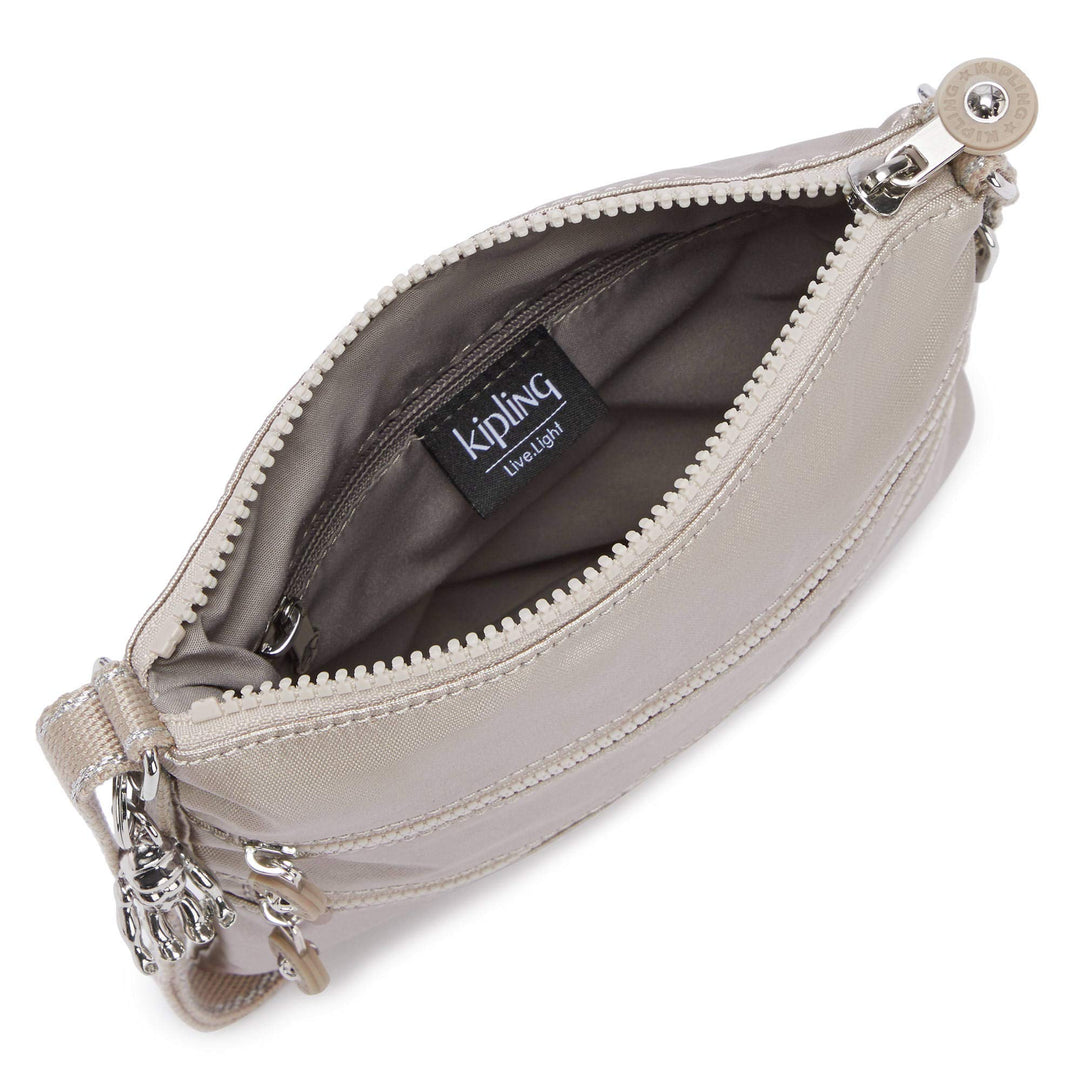 Womens Keiko Mini Bag, Lightweight Adjustable Purse, Durable Shoulder Sling Crossbody Bag, Metallic Glow, 8 L X 9 H X 1.25 D US