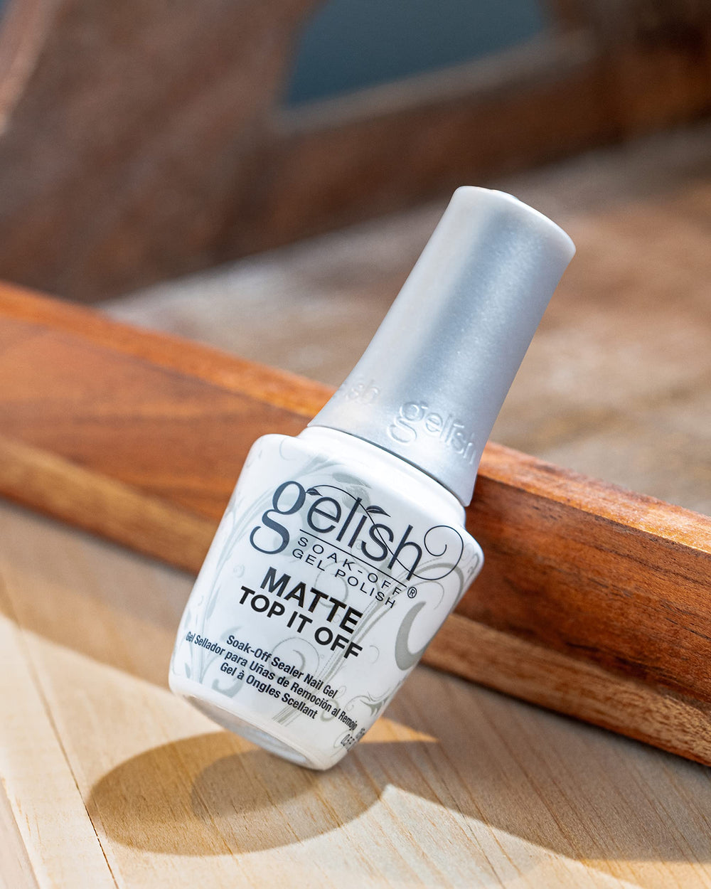 Matte Top It Off Sealer Gel Top Coat LED Gel Polish, 0.5 oz.