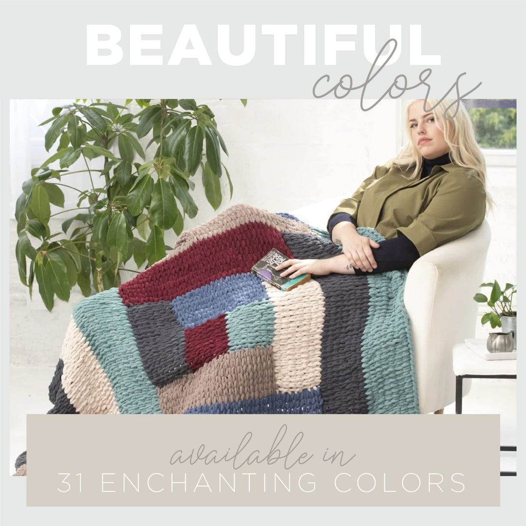 Off the Hook Yarn, Bulky No-Needle Craft Yarn for Crocheting, Hand-Knitting Yarn, 1-Pack, Lemon Drop