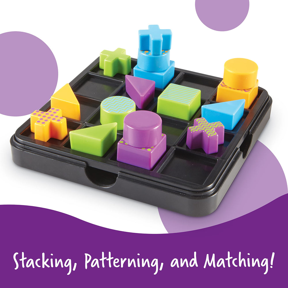 Mental Blox Go! 30 Games and Puzzles, Ages 5+ Educational Travel Games for Kids, Brain Teaser Games and Puzzles, STEM Games, 3-D Puzzles, Critical Thinking for Kids
