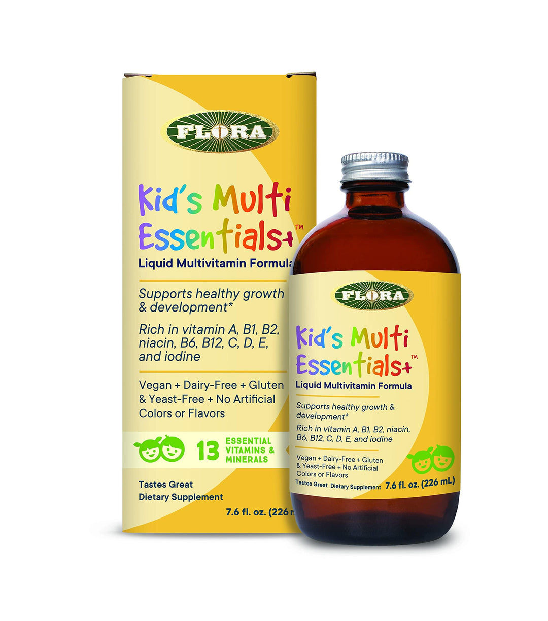 Flora - Kids Multi Essentials+, Liquid Multivitamin For