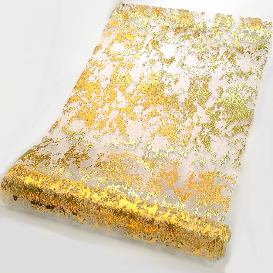 Gold Table Runner Roll - Glitter Metallic Gold Runner for Table- Sparkle Thanksgiving Table Runner - Gold Table Decor - Gold Table Decorations for Party, Christmas ,Wedding, Gold Table Decorations