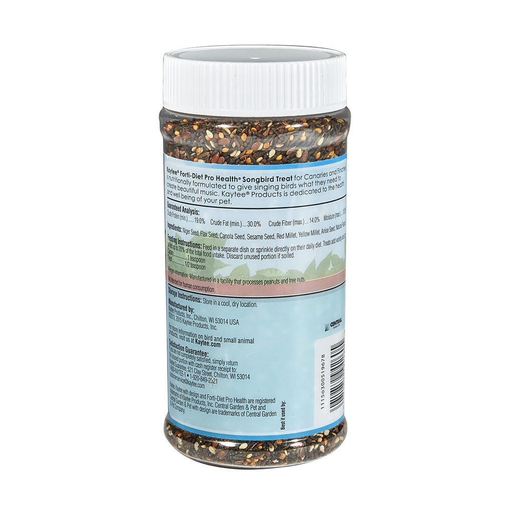 Songbird Treat Jar -- Canary & Finch 9 oz