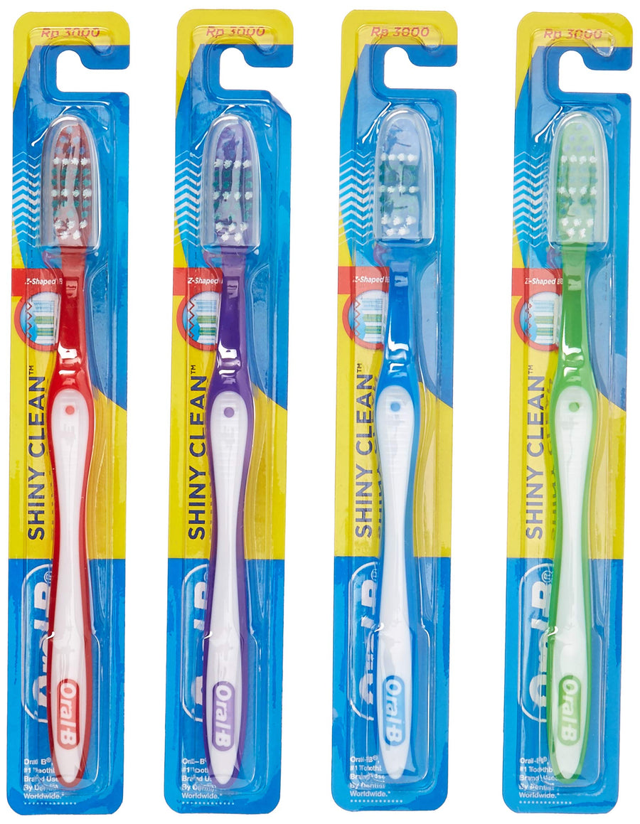Oral-B Toothbrush Shiny Clean Soft (Pack of 12) Display