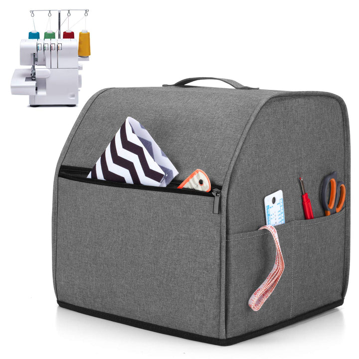 LUXJA Serger Machine Cover with Storage Pockets, Serger