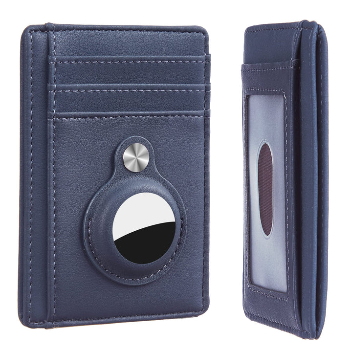 Hawanik Slim Minimalist Front Pocket Air Tag Wallet, Mens Wallet with Airtag Holder