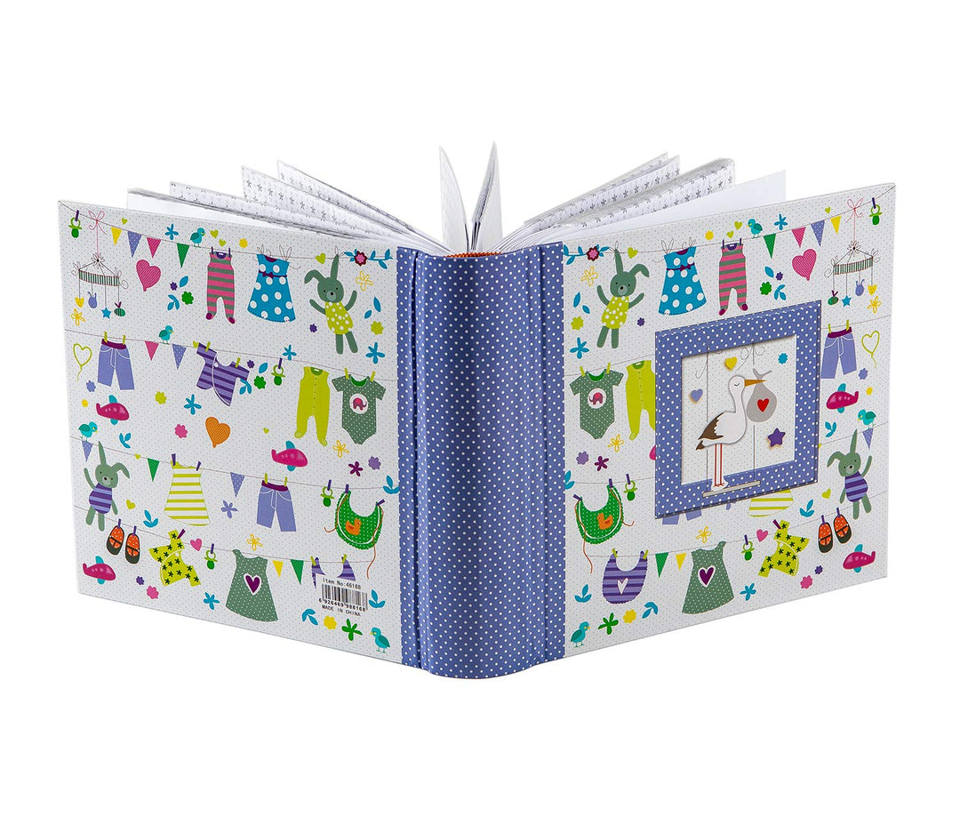 Memo Photo Album 4x6 200 Photos, Family Baby Kids Cute Photo Album with Writing Space