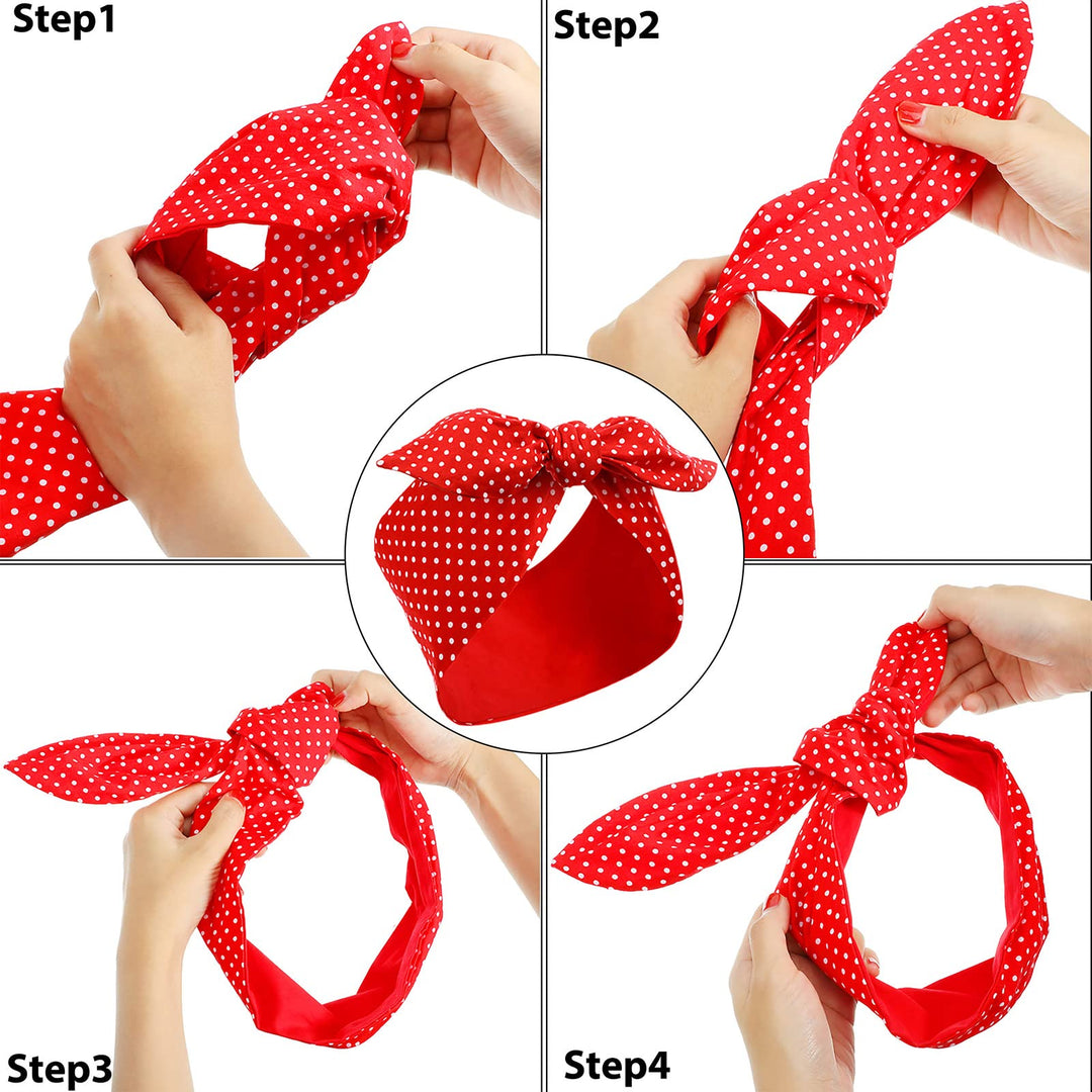 Headbands Retro Print Headbands Paisley Print Headband Headwrap for Girls and Women (Style I, 2 Pieces) : 2 Pieces, Style I