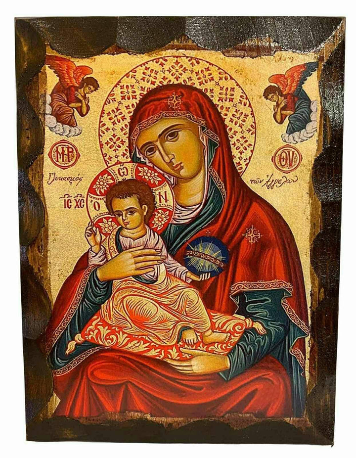 Greek Christian Orthodox Icon Virgin Mary Sweetness of 
