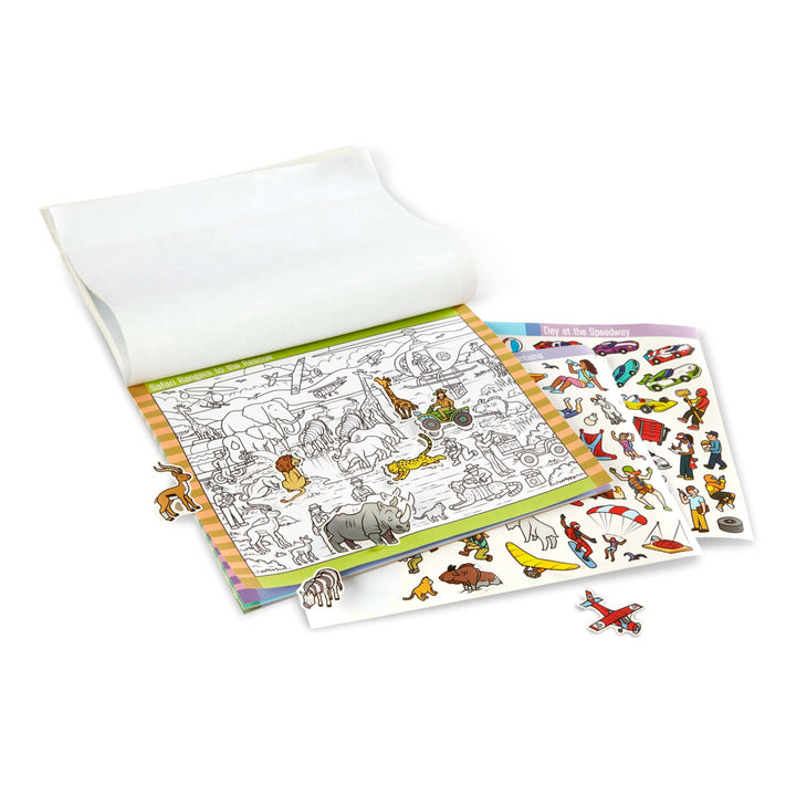 Melissa &amp; Doug Seek &amp; Find Sticker Pad,4+ years - Adventure
