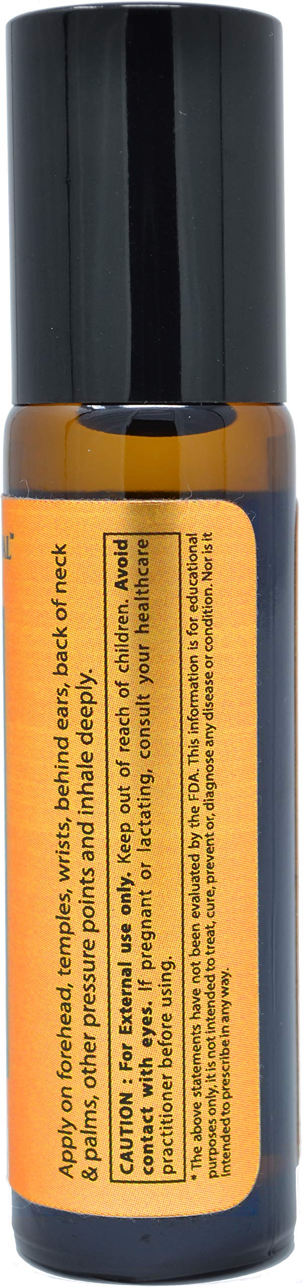 Headache Relief Essential Oil Roll On 10ml, Pre-Diluted, Ready to Use Roller for Migraine, Tension, Calming, Soothing, Grounding, Sore Muscles, Sprain &amp; Sleep