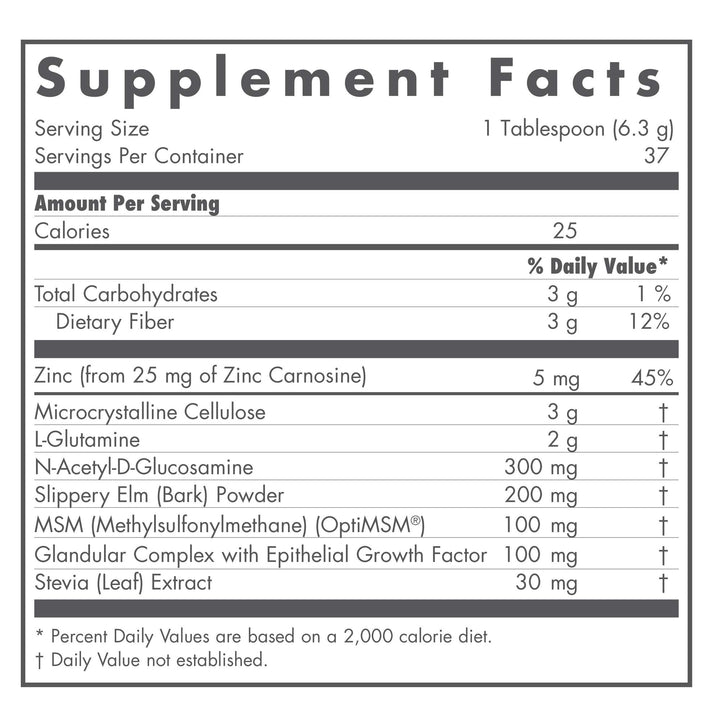 Perm A Vite Powder - Gut Health for Men &amp; Women, Gut Assist, Gut Support, Gut Healing, L-Glutamine, Slippery Elm - 8.4 Oz