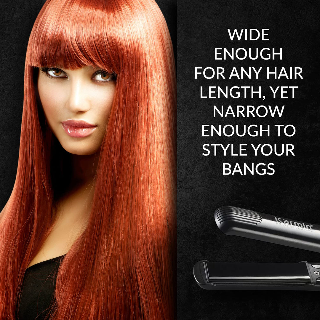 Karmin G3 Salon Professional Ceramic Flat Iron, Black