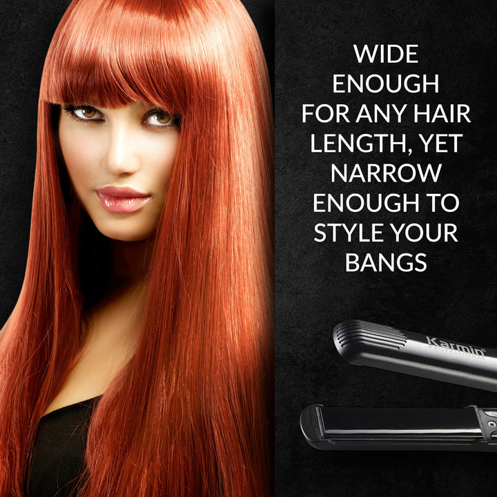 Karmin G3 Salon Professional Ceramic Flat Iron, Black