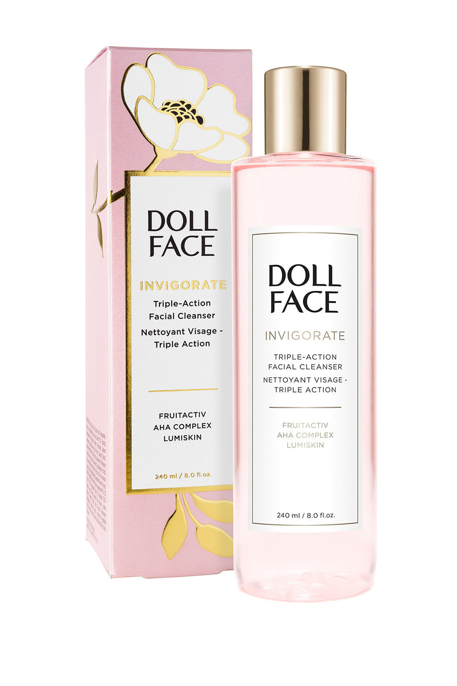 Doll Face Invigorate Triple-Action Facial Cleanser 240m