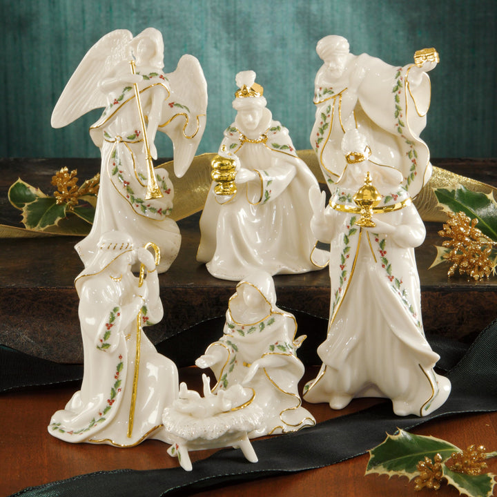 Lenox 806053 Holiday Mini Nativity Set, 1.60 LB, Ivory,