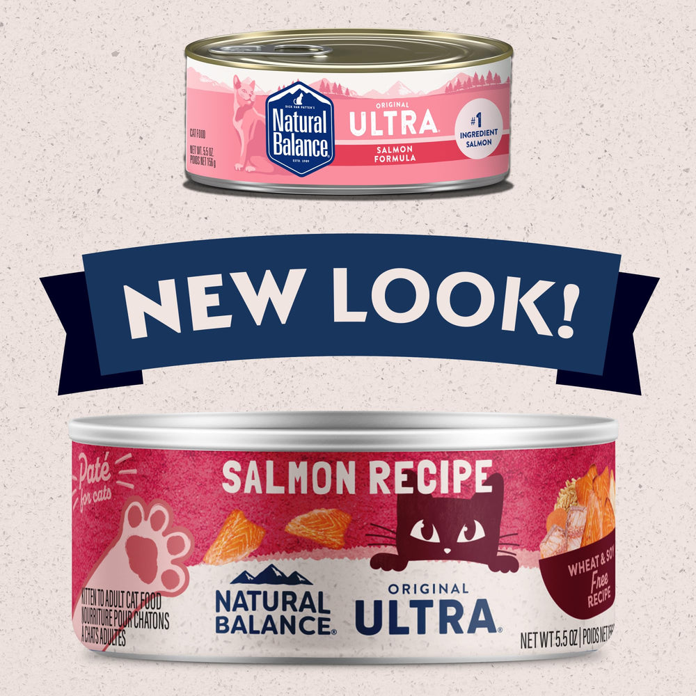 Ultra Premium Wet Cat Food 24 Cans, Protein Options Include Chicken, Salmon or Ocean Fish