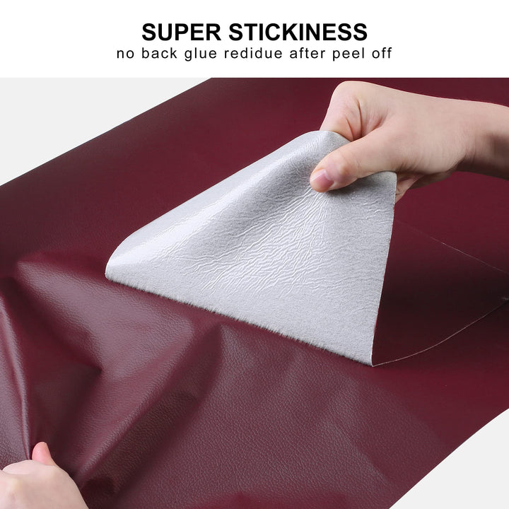 Leather Repair Patch for Furniture, 4 x 63 Self Adhesive Leather Repair Kit Vinyl Repair Tape for Car Seat Sofa Jackets Couches Chair Fuchsia