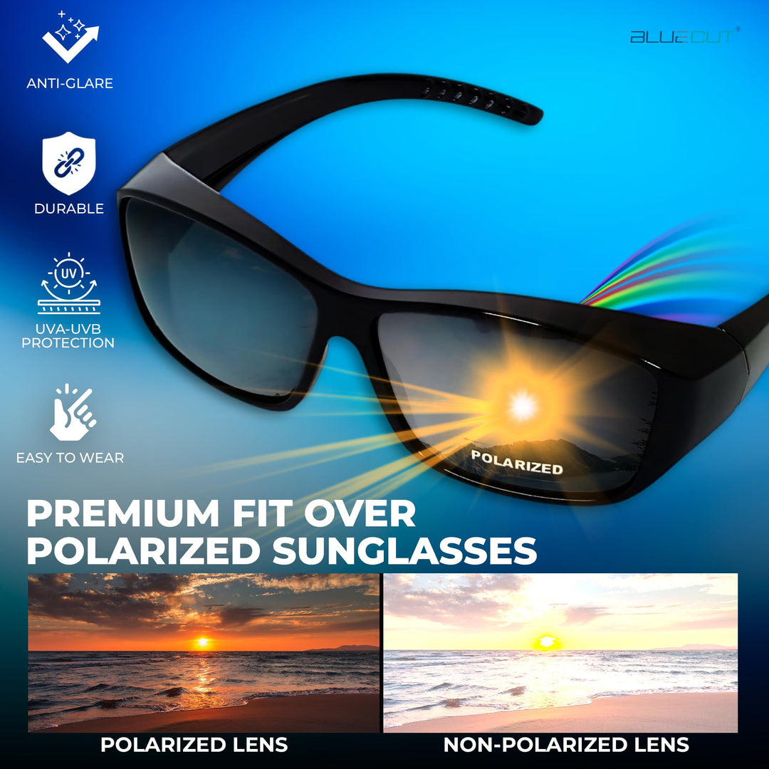Fit Over Polarized Sunglasses Solar Shield Sunglasses To Wear Over Glasses