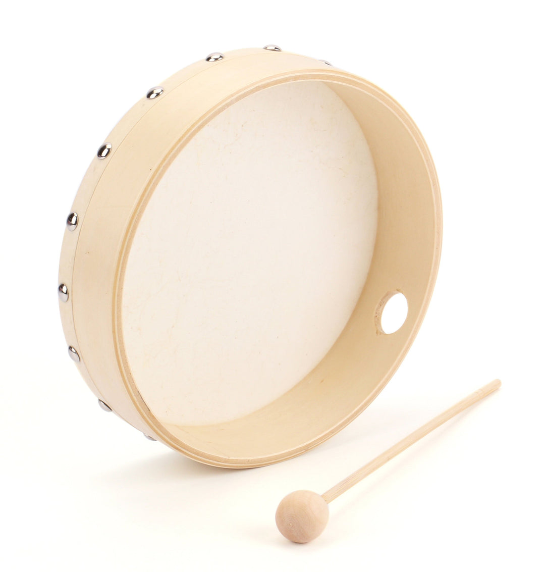 Foraineam 3 Pack 8 Inches Hand Drum Goatskin Drumhead W