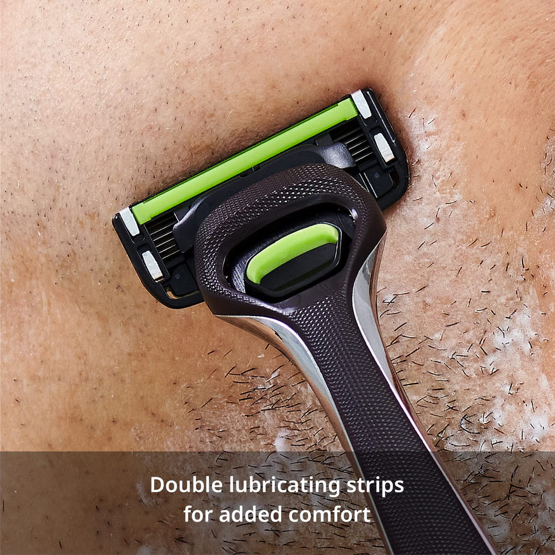 Dorco Pace 6 Pro - Six Blade Razor System with Trimmer 