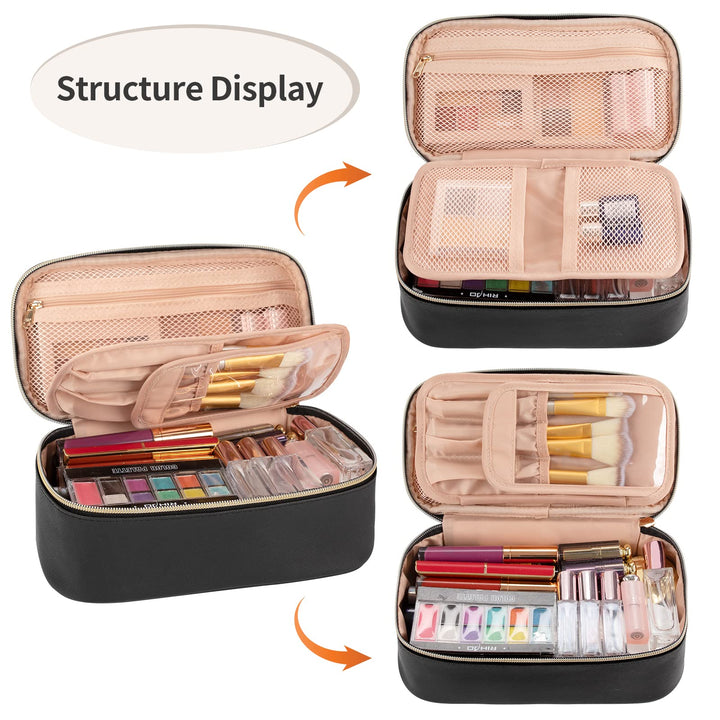 OCHEAL Clear Makeup Bag, TSA Approved Toiletry Bag Smal