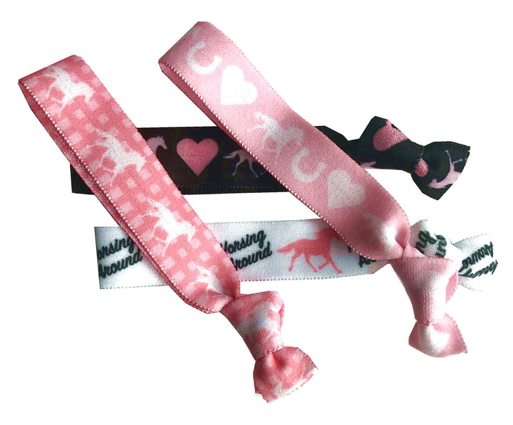 8 Piece Horse Hair Accessories, Horse Hair Ties, Cowgirl Hair Ties, For Equestrian Gifts, No Crease Horse Hair Elastics Gift Set