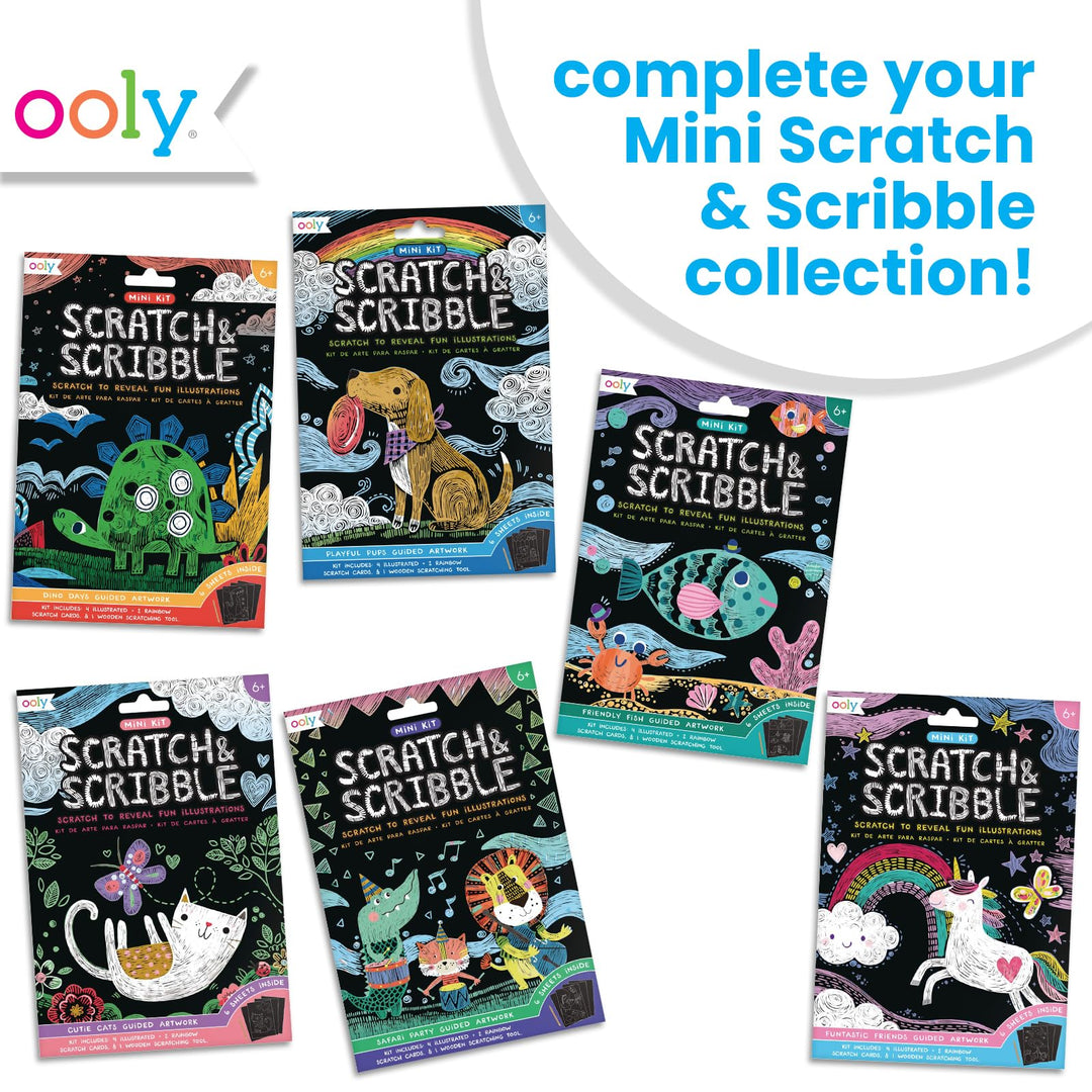 Mini Scratch &amp; Scribble Art Kit: Cutie Cats