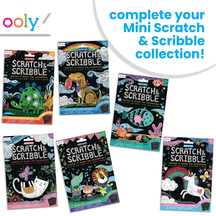 Mini Scratch &amp; Scribble Art Kit: Cutie Cats