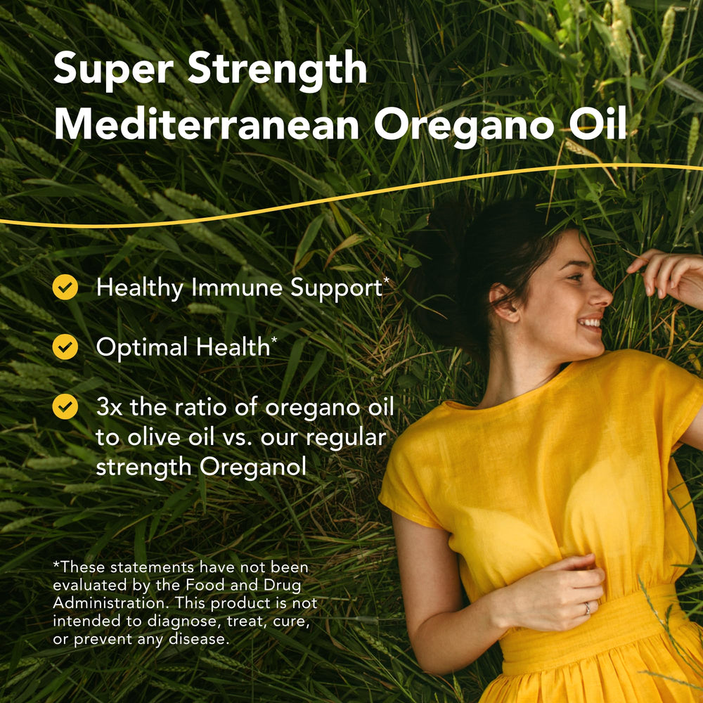 Super Strength Oreganol - 1 fl. oz. - Unprocessed, Wild, Organic Oregano Oil - Mediterranean Source P73 - Non-GMO - 432 Servings