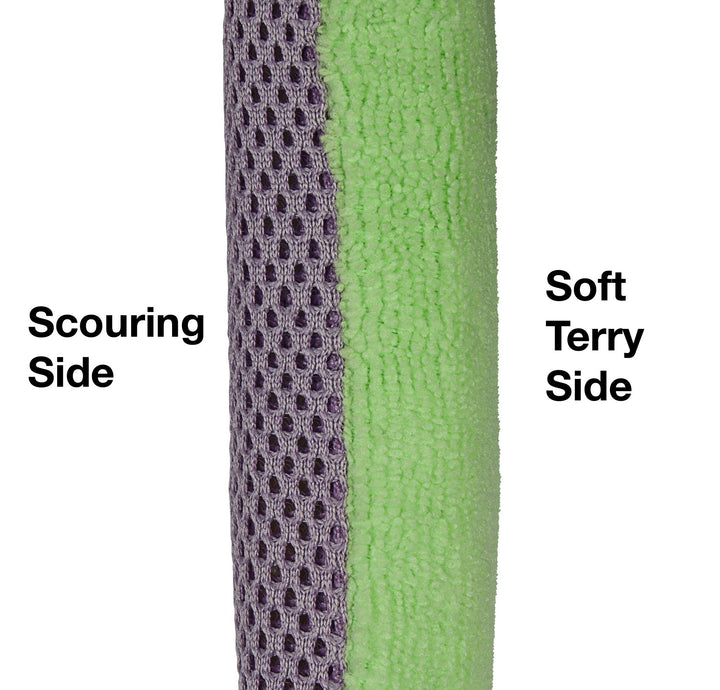 CleanAide® Double Sided Wash and Scour Home and Kitchen
