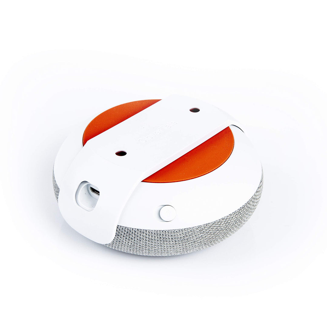 2 Pack Wall Ceiling Cabinet Mount Holder Stand Clip for Google Nest Home Mini Gen 1, Gen 2, Round Speaker Accessories (White) 2 Pack