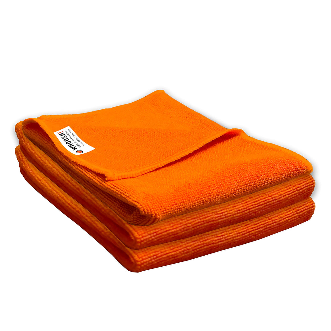 WHOOSH! Microfiber Cleaning Cloth, 3 Pack, Glasses and 
