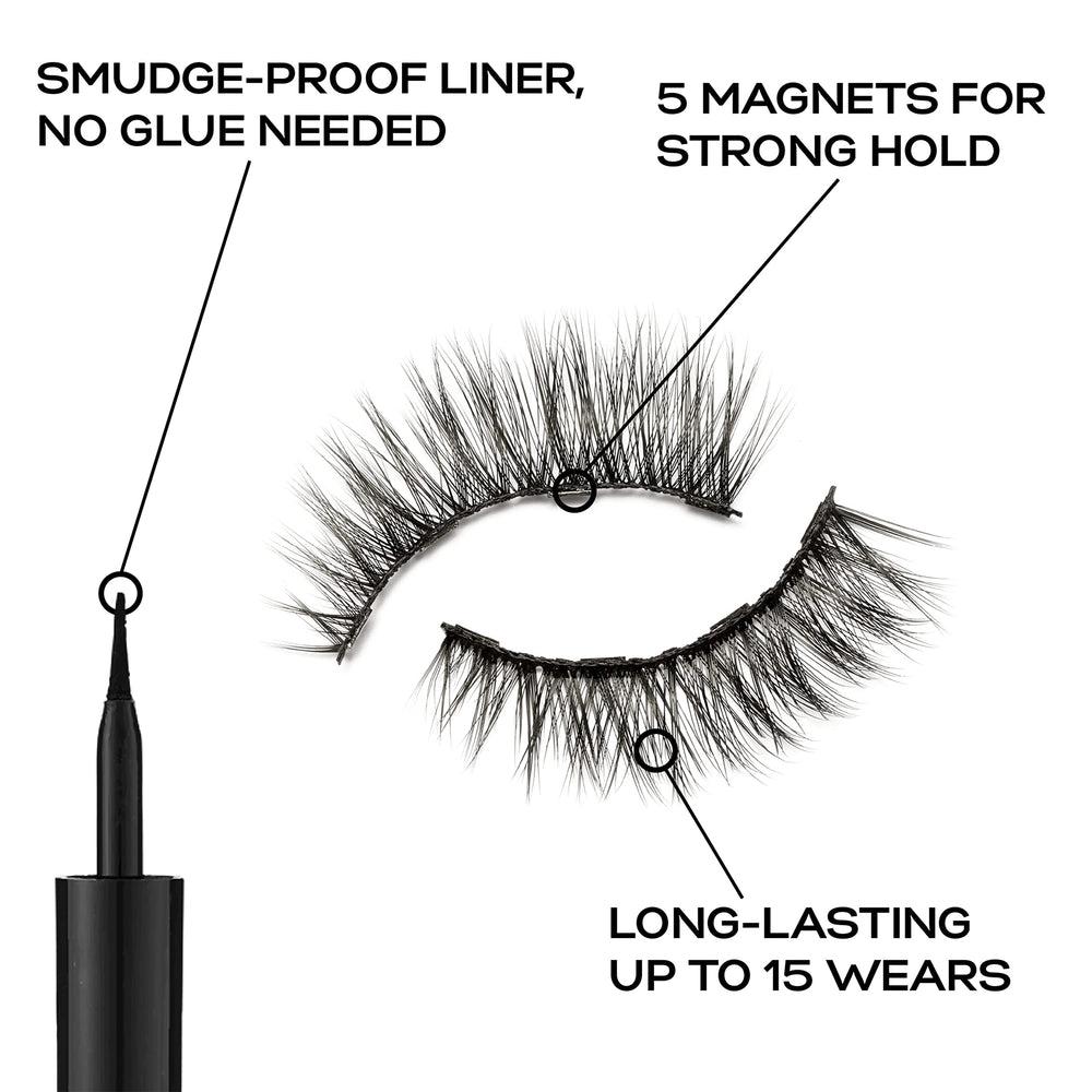 Liquid Magnetic Eyeliner & Volume Lash System By Ey