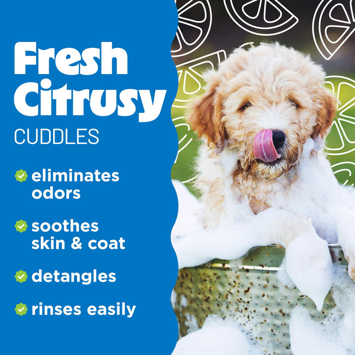 Deshedding Dog Conditioner, Reduces Shedding &amp; Softens Coat, Puppy Safe, Made in the USA, Lime &amp; Cocoa Butter Scent, 20oz.