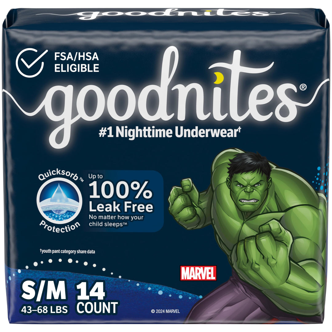 Goodnites Boys&#39; Nighttime Bedwetting Underwear,
