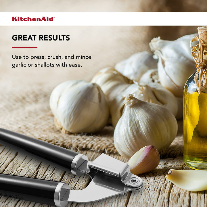 Classic Garlic Press, One Size, Black