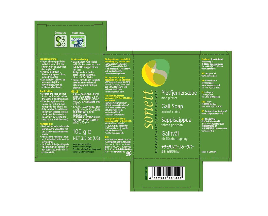 Sonett Gall Soap for Stain Removal