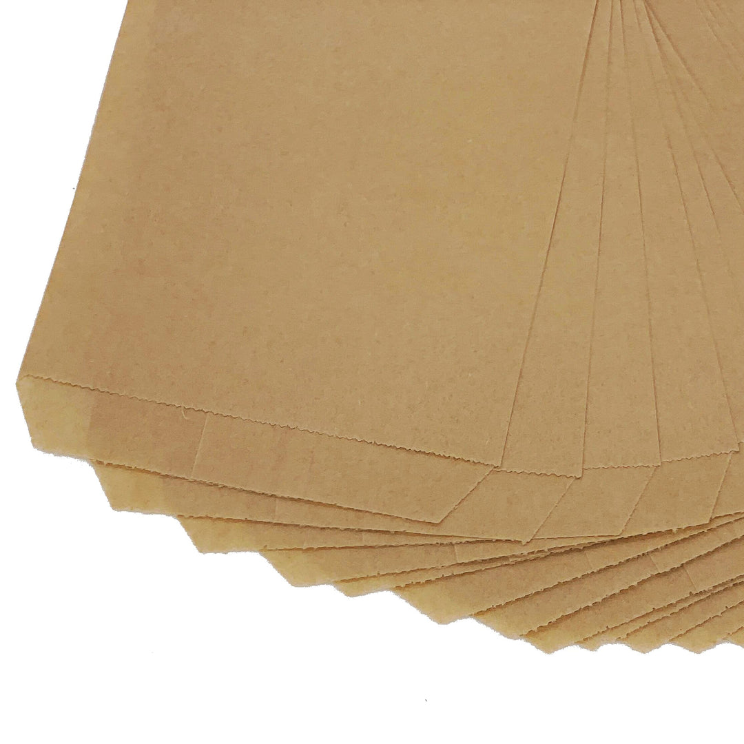 Brown Small Flat Kraft Paper Bags 3x5 for Bakery Cookie