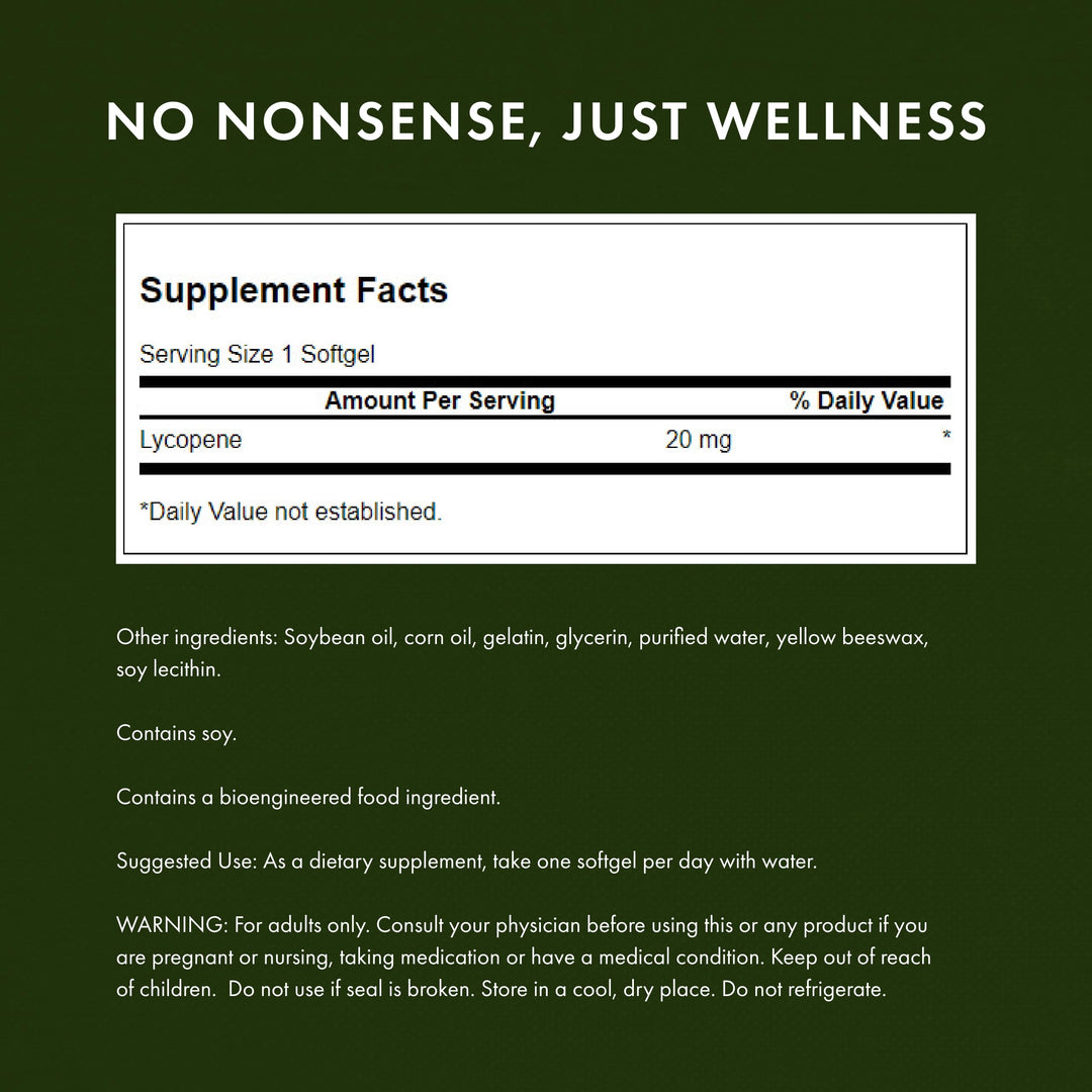 Swanson Lycopene-Natural Men&#39;s Health Supplemen