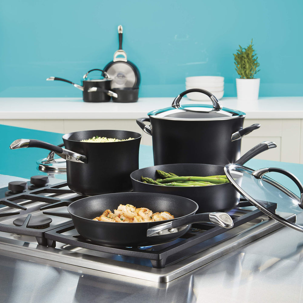 Circulon Symmetry Hard-Anodized Nonstick Frying Pan, 8.