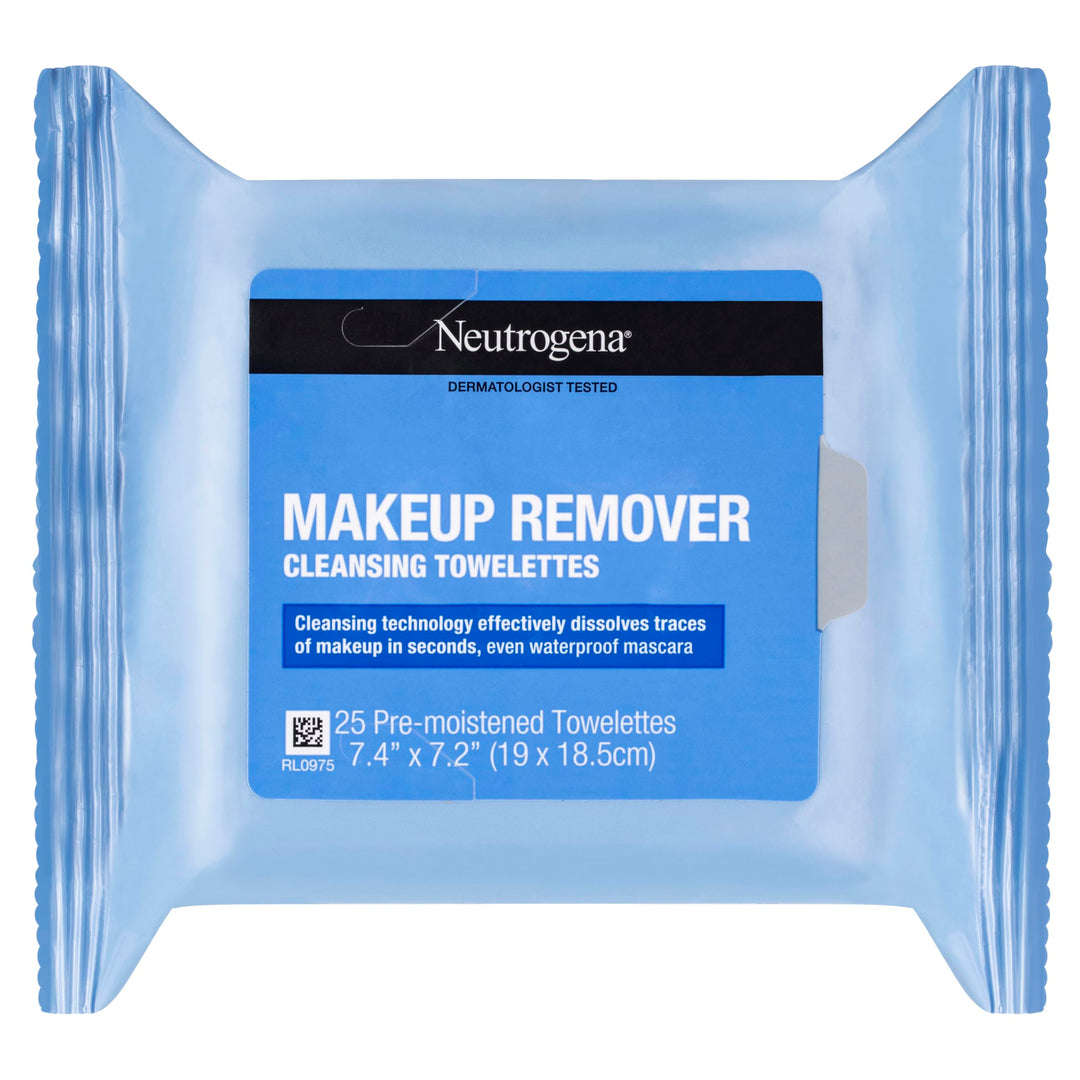 Neutrogena Makeup Remover Wipes, Daily Facial Cleanser 