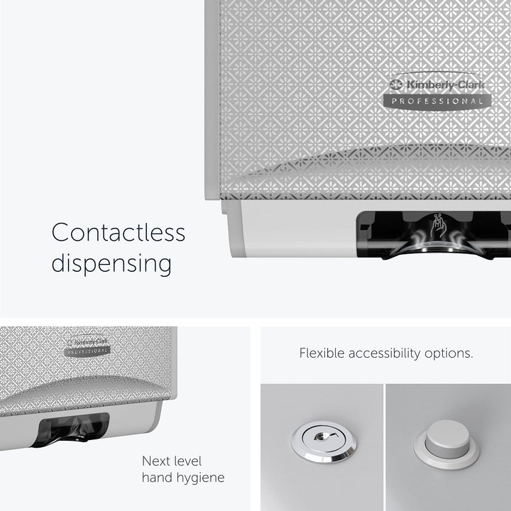 ICON Automatic Skin Care Dispenser (53694), with Silver Mosaic Design Faceplate, 11.5 x 7.5 x 3.98 (Qty 1)