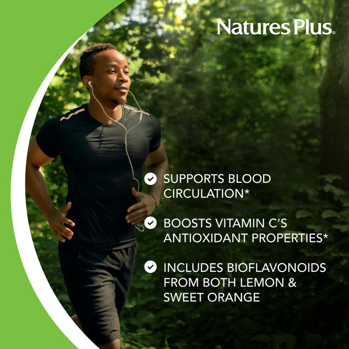 NaturesPlus Biorutin - 1000mg, 90 Tablets - Bioflavonoi