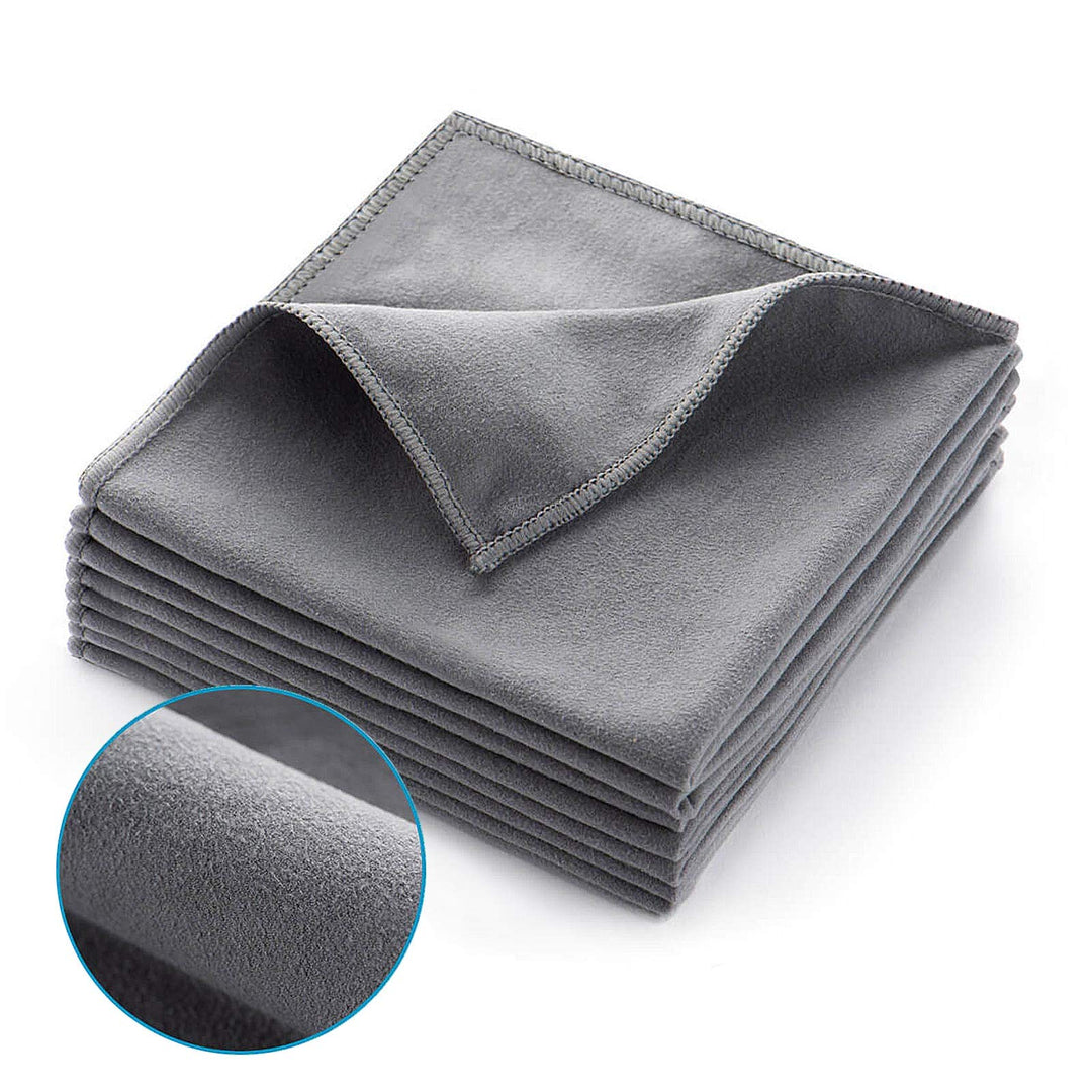 ZHIDIAN Screens Cleaning Microfiber Suede Cloth, 8Pack 