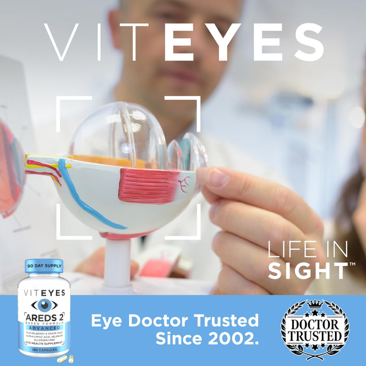Viteyes AREDS 2 Advanced Eye Vitamins, Macular Support 