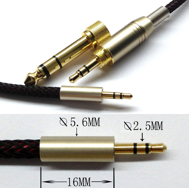 Replacement Audio Upgrade Cable Compatible with Bose 700, QC45, SoundLink, SoundTrue Headphones with 6.35mm Adapter 1.2meters/4feet
